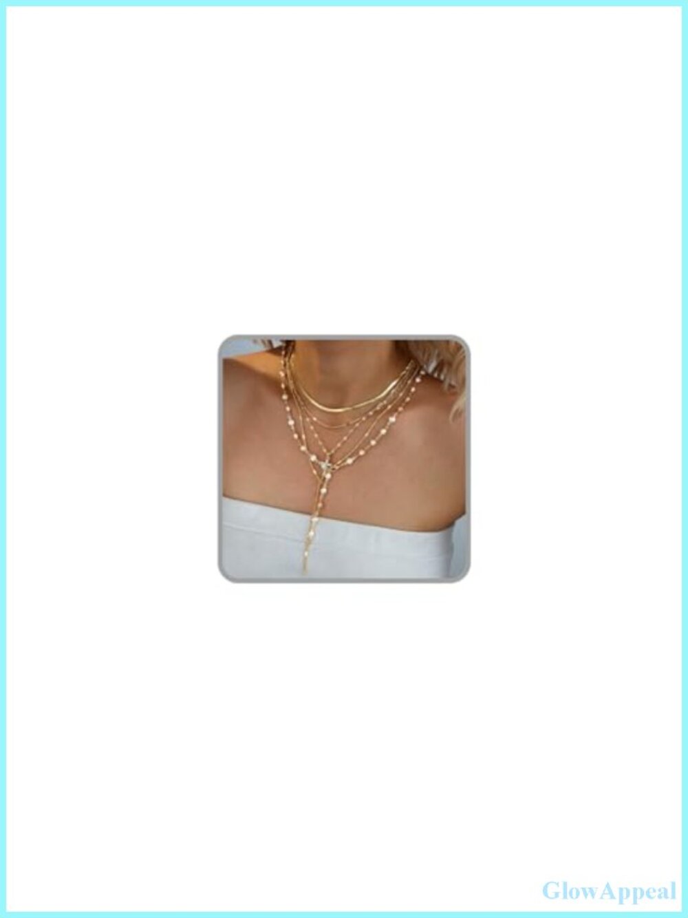 Long Layered Cross Necklace Pearl Bead Y Necklace Statement Jewelry